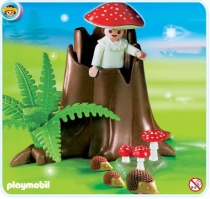 Гномик на полянке. Playmobil
