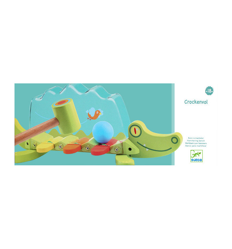 Стучалка Крокодил Djeco