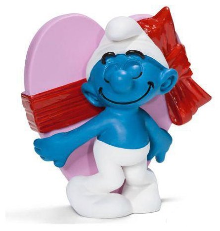 Schleich Смурфик с Валентинкой 20747