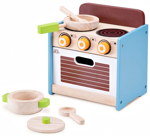 Плита, духовка +посудка, дерево, Viga