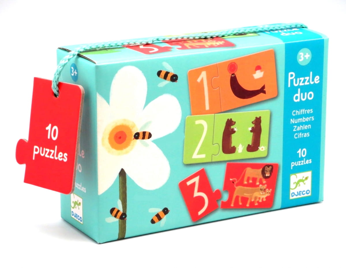 Пазлы "Числа", Djeco