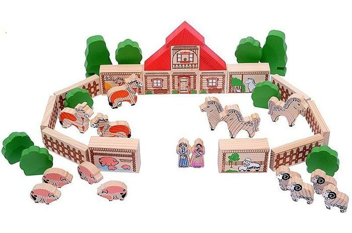 Конструктор деревянный "Ферма" Томик.