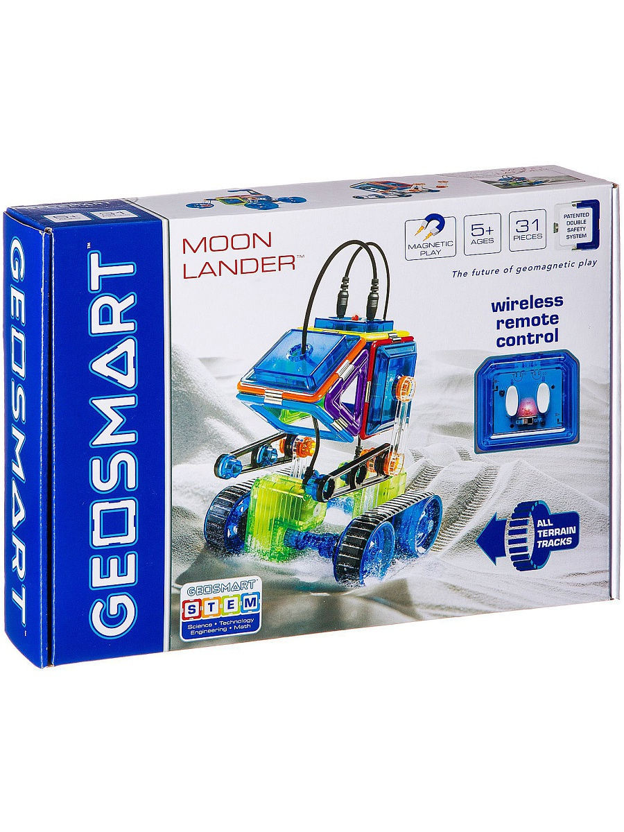 Магнитный конструктор "Лунный вездеход" на р/у Geosmart