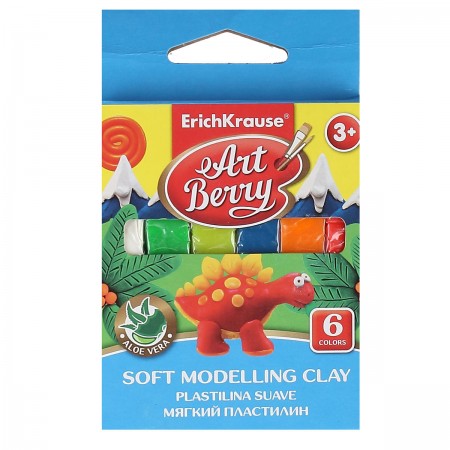 Пластилин мягкий 6 цв