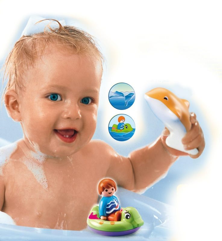 Малыш с дельфином. Playmobil