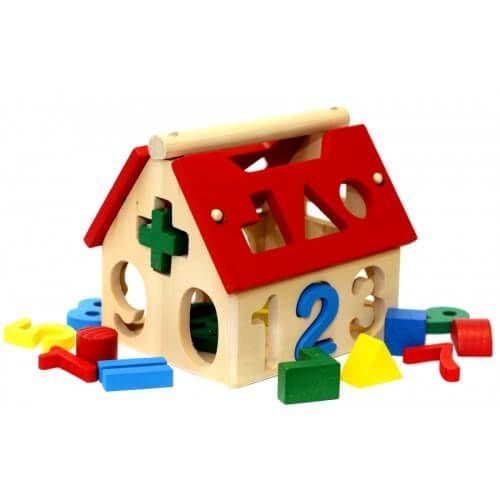 Домик-сортер с цифрами