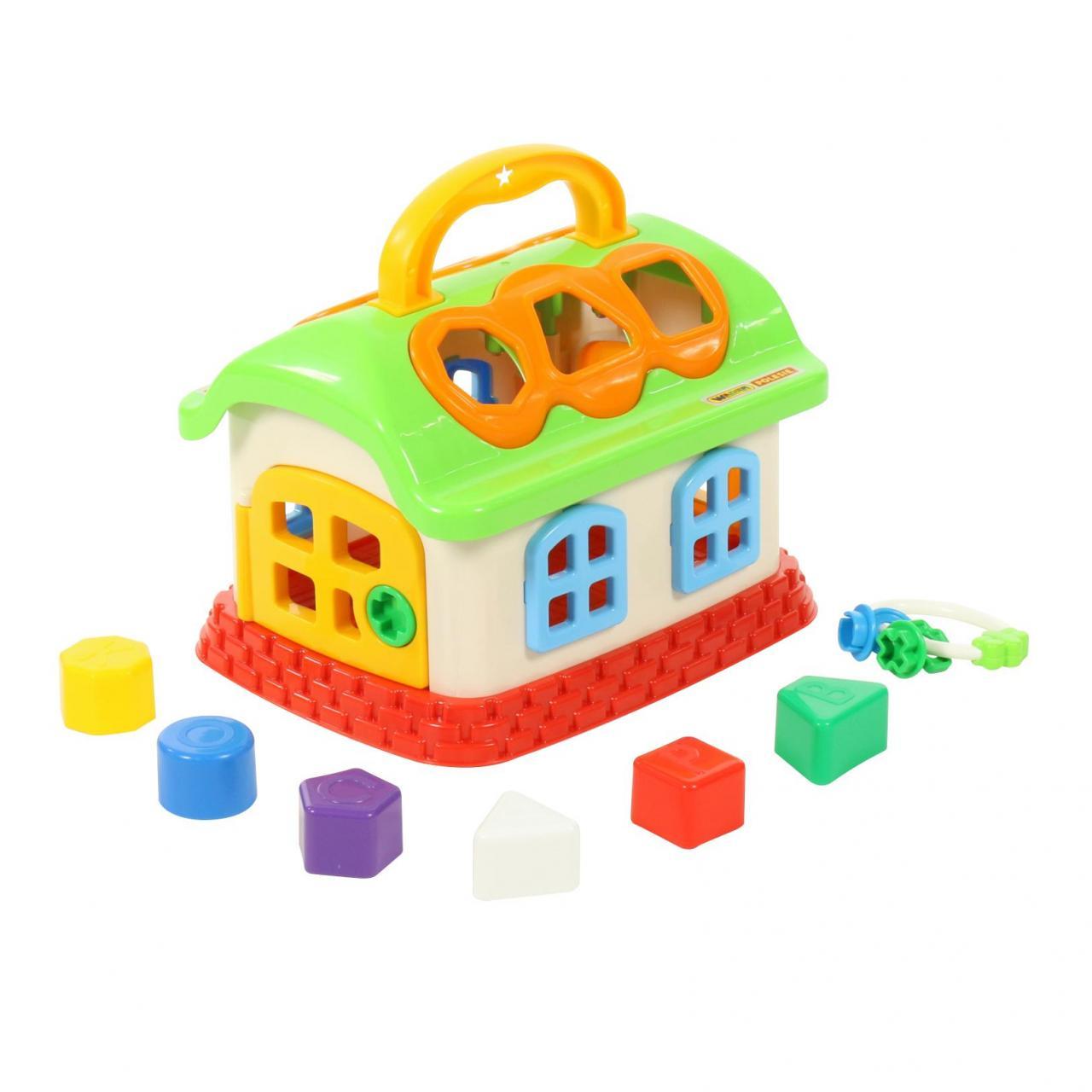 Логический домик для зверят с ключиками. Стеллар