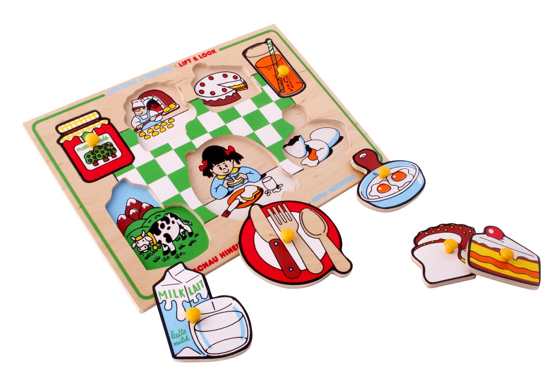 Рамки-вкладыши Завтрак, дерев.. Лэм.