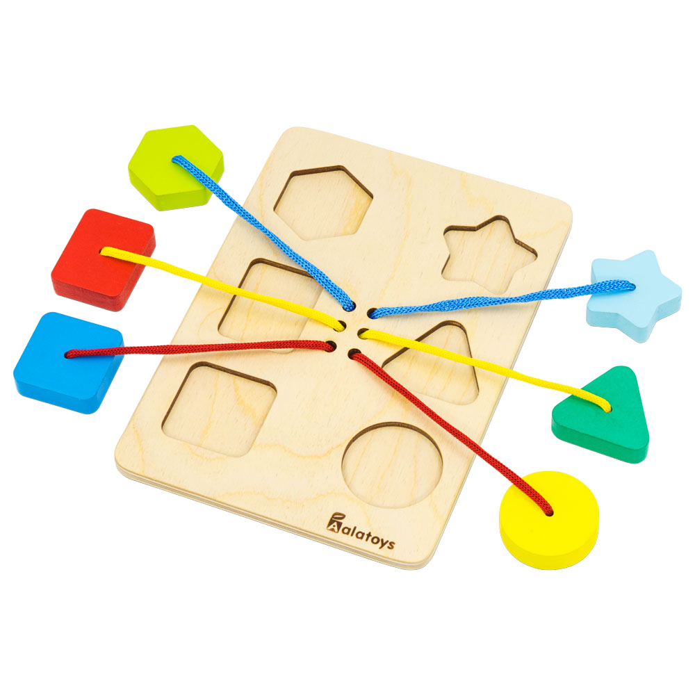 Рамка-вкладыш+сортер Геометрия, дерев.