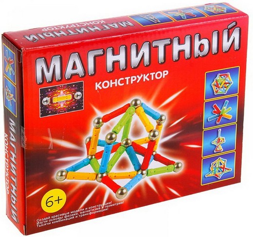 Магнитный конструктор, 84 дет/667853