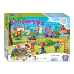 Развивающий пазл-игра "На прогулке"
