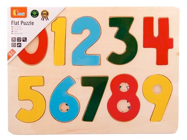 Пазл Цифры, 10 дет. Viga