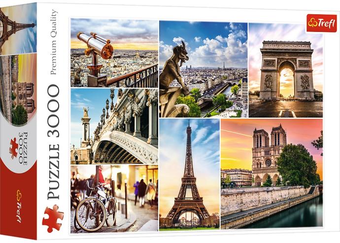 Trefl "Магия Парижа, Коллаж" - 3000 дет.