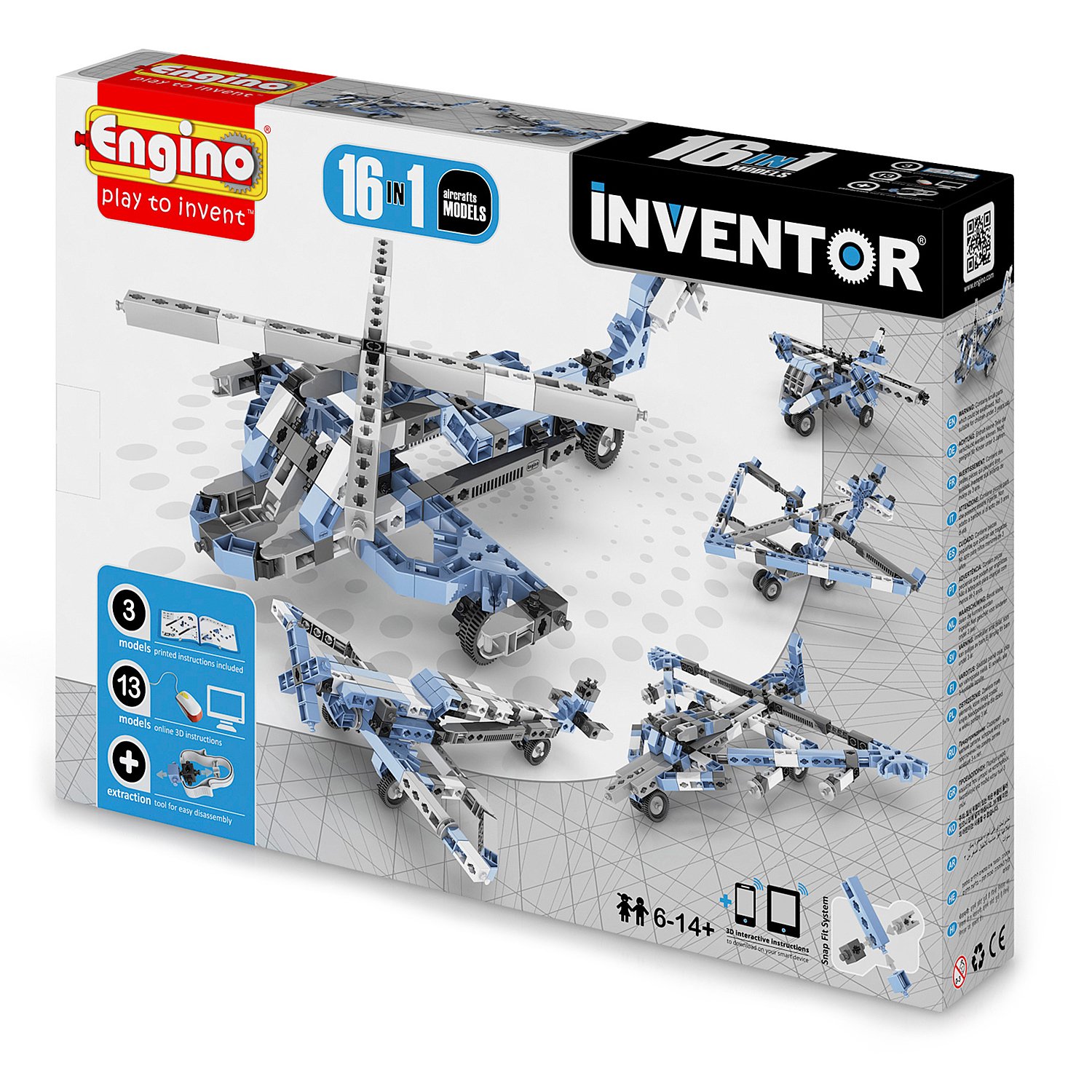 Конструктор Inventor "Самолеты" Engino.16 в 1 