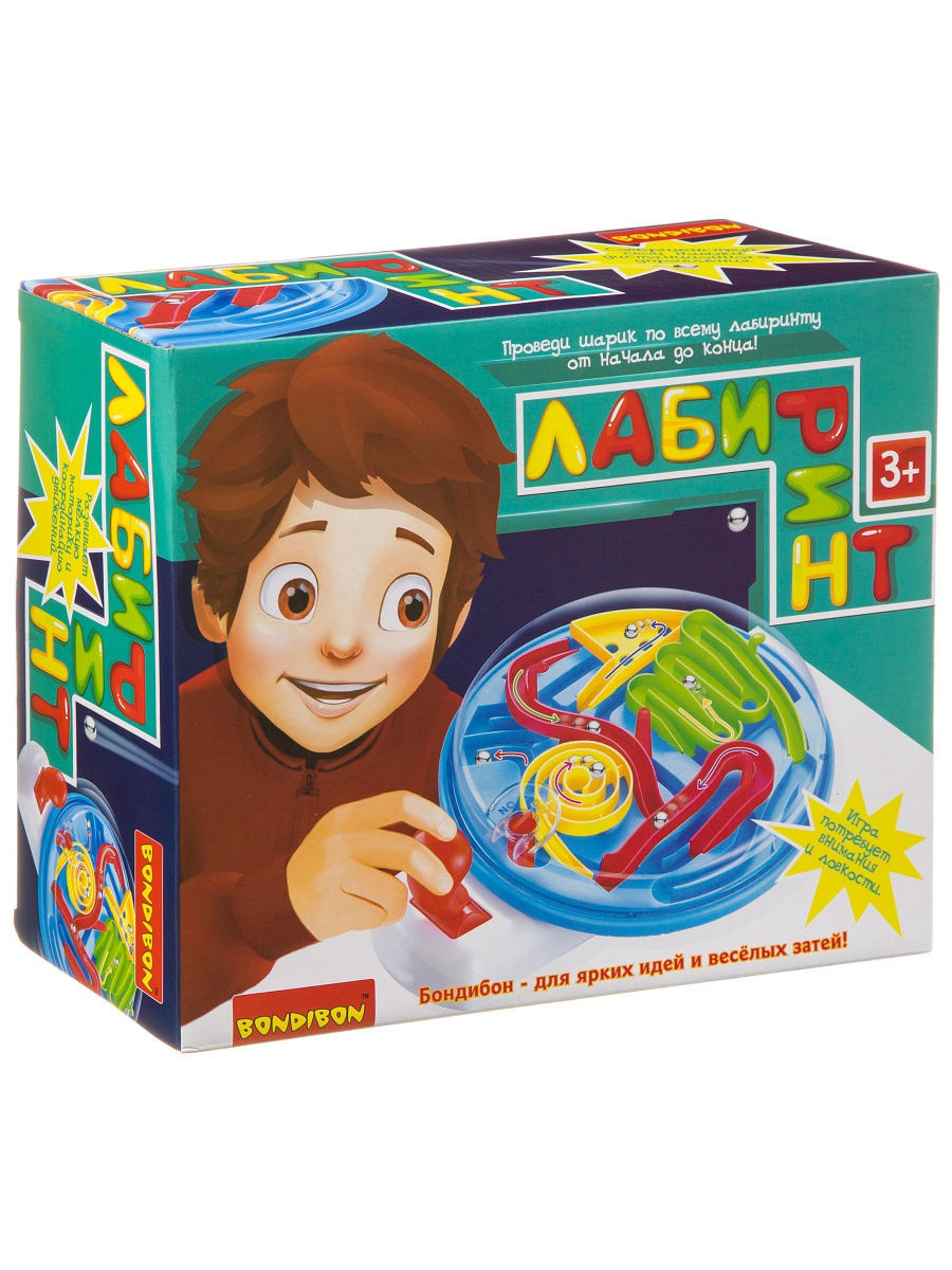 Лабиринт "Закати шарик" с джойстиком, Бондибон