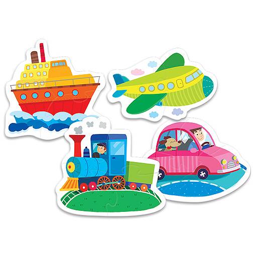 Пазл «Машины». Trefl 14 элементов