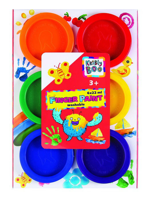 Пальчиковые краски , 6 цв