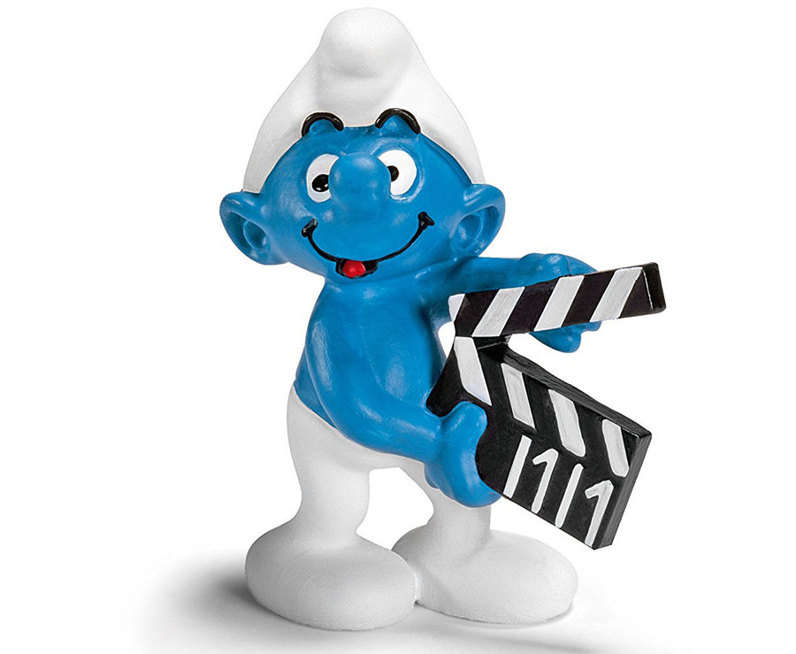 Смурф Помощник режиссёра с хлопушкой Schleich
