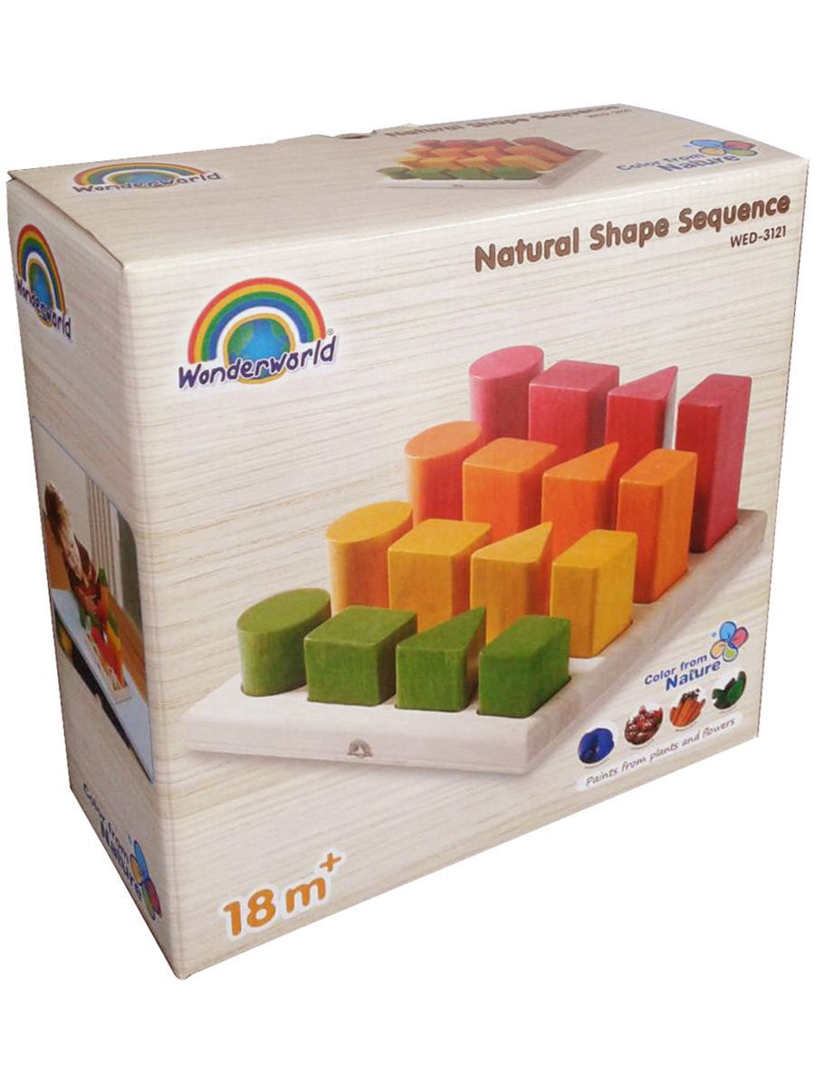 Логическаяигра Геометр.фигуры. Натур.краски, Wonderworld