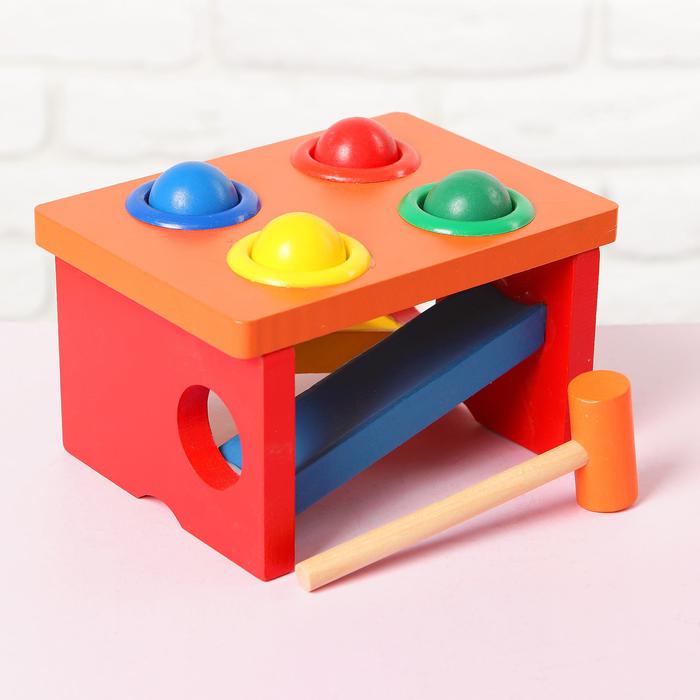 Стучалка Горка с шариками. Лесная мастерская