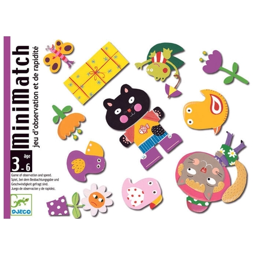Миниматч, веселая игра для детей 3-5 лет