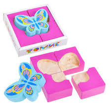 Кубики "Собирайка. Бабочка"