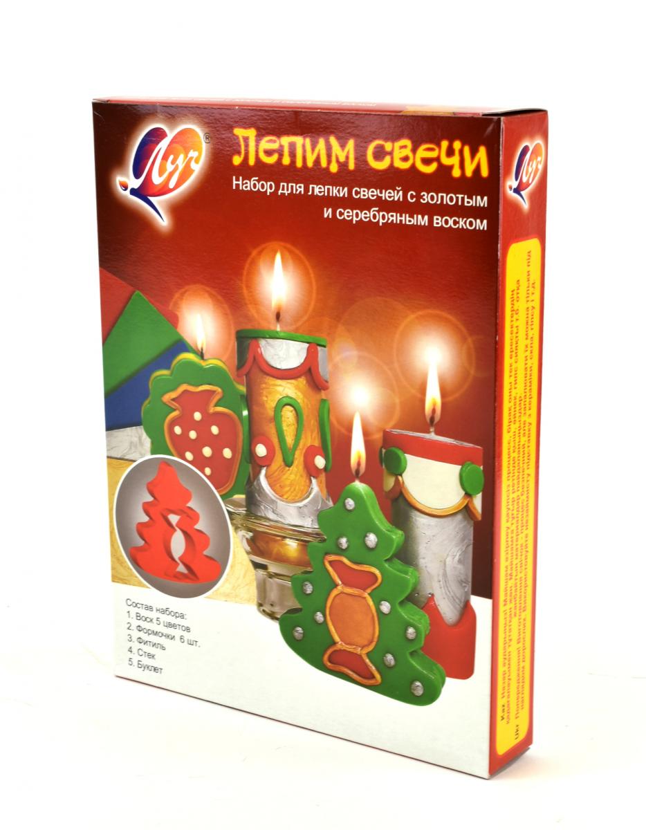 Лепим свечи с золотым и серебр воском