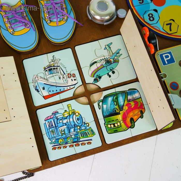 Бизиборд "Развивающий", многофункциональный 