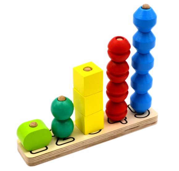 Пирамидка Счеты, деревянные